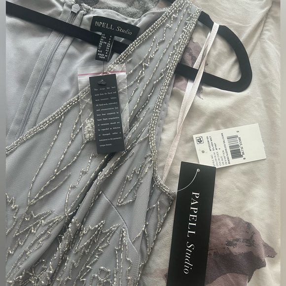 Papell Studio Beaded Gown - Picture 3 of 7